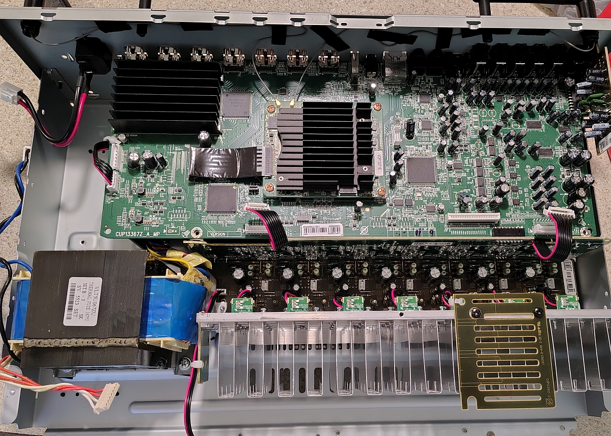 Denon AVR-X1800H Power Circuits Repair