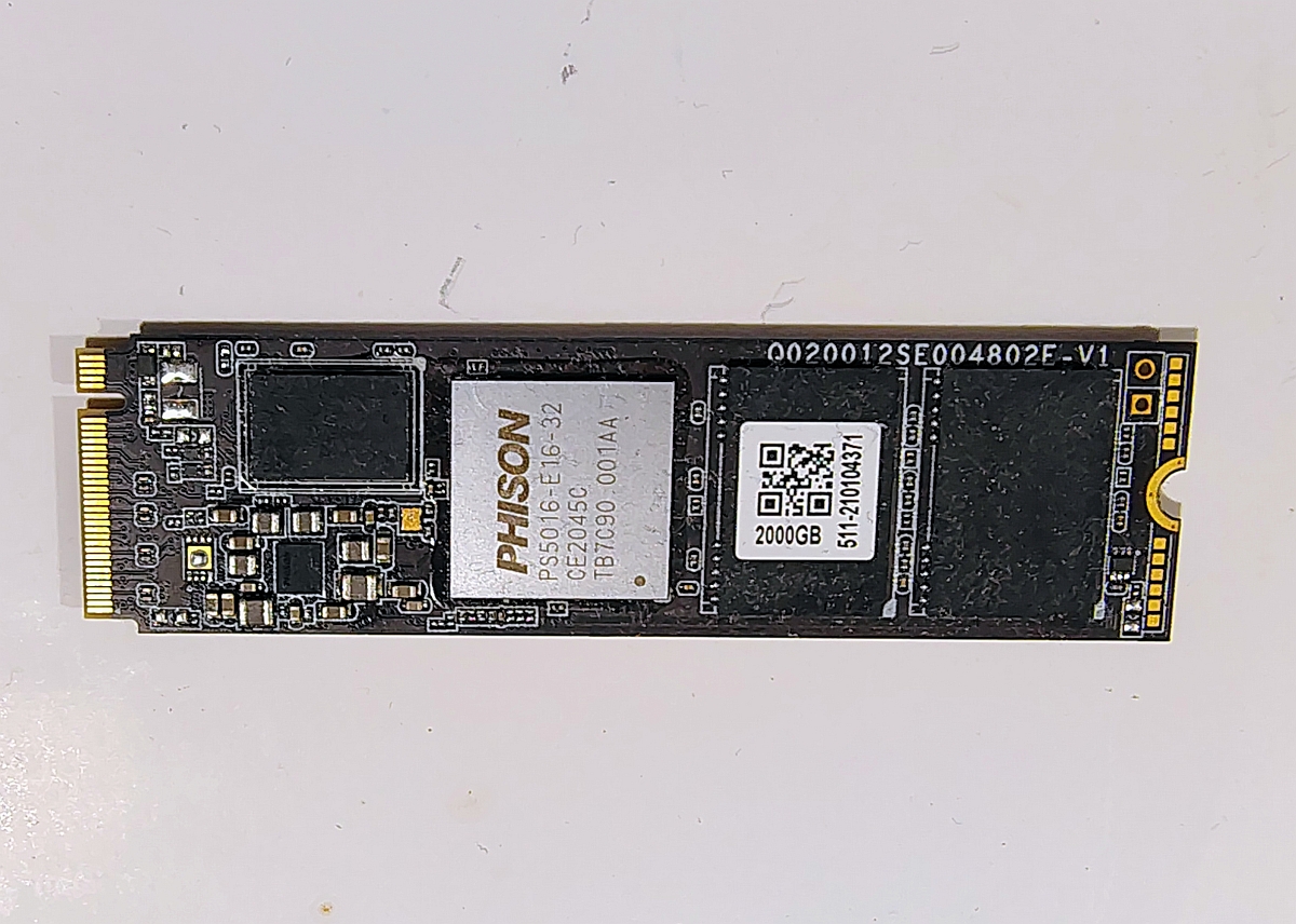 Gigabyte GP-ASM2NE6200TTTD Data Recovery